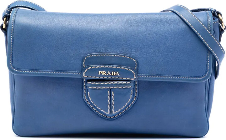 Prada Pre-Owned 2010-2025 City Calf Pattina crossbody bag