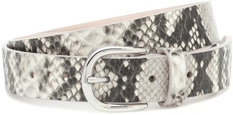 Isabel Marant Zap snake-effect leather belt