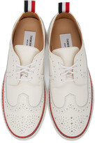Thumbnail for your product : Thom Browne Off-White Cupsole Longwing Brogues