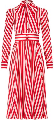 Dolce & Gabbana Candy-Stripe Shirt Dress