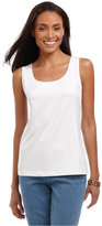 Thumbnail for your product : Charter Club Petite Top, Sleeveless Scoop Neck Tank