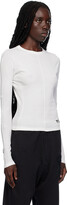Thumbnail for your product : Y-3 White Fitted Long Sleeve T-Shirt