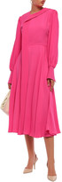 Thumbnail for your product : Roksanda Draped Silk-crepe Midi Dress