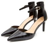 Thumbnail for your product : New Look Wide Fit Silver High Back Pointed Ankle Strap Heels