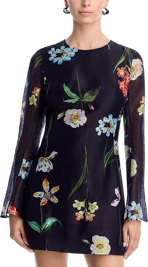 Leo Lin Suzanne Bell Sleeved Dress
