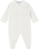 Thumbnail for your product : Bonpoint Baby White Tilouan Jumpsuit