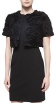 Thumbnail for your product : Josie Natori 3D Textured Cropped Jacket