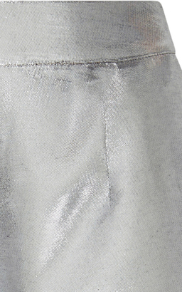 Isa Arfen Metallic Cropped Pants