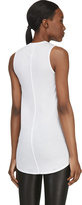 Thumbnail for your product : Helmut Lang White Jersey Kinetic Tank Top