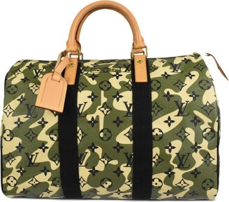 Louis Vuitton x Supreme 2017 Pre-owned Keepall 45 Travel Bag - Green