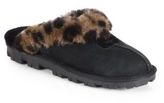 Thumbnail for your product : UGG Coquette Leopard-Print Sheepskin Slippers