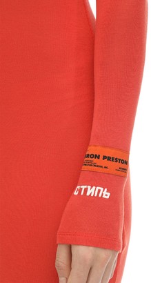 Heron Preston Light Jersey Mini Dress