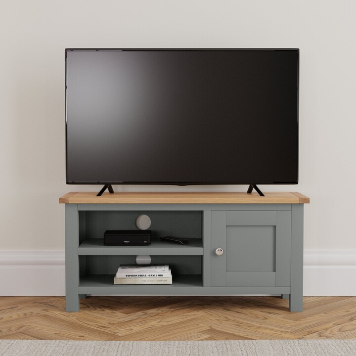 Dunelm Bromley Slate TV Stand Slate (Grey) ShopStyle