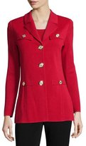 Thumbnail for your product : Misook Dressed Up Button-Front Jacket