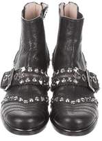 Thumbnail for your product : Miu Miu Studded Ankle Boots