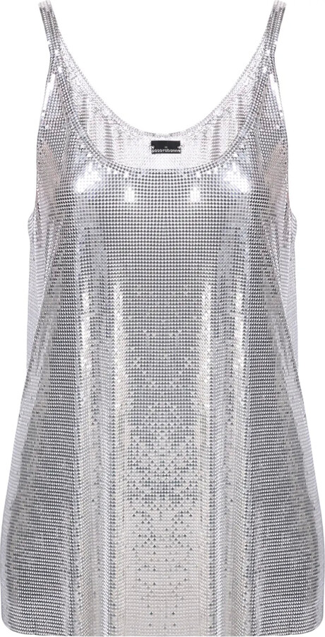 Rabanne Metallic Mesh Tank