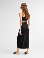 Thumbnail for your product : DKNY Midi Skirt With Slit And Combo Fabric