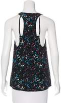 Thumbnail for your product : Myne Printed Sleeveless Silk Top