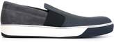 Thumbnail for your product : Lanvin panelled slip-on sneakers