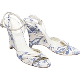 Thumbnail for your product : Burberry White Cloth Sandals