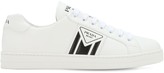 Thumbnail for your product : Prada Logo Leather Sneakers
