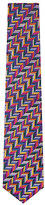 Thumbnail for your product : Duchamp Geo Herringbone silk tie