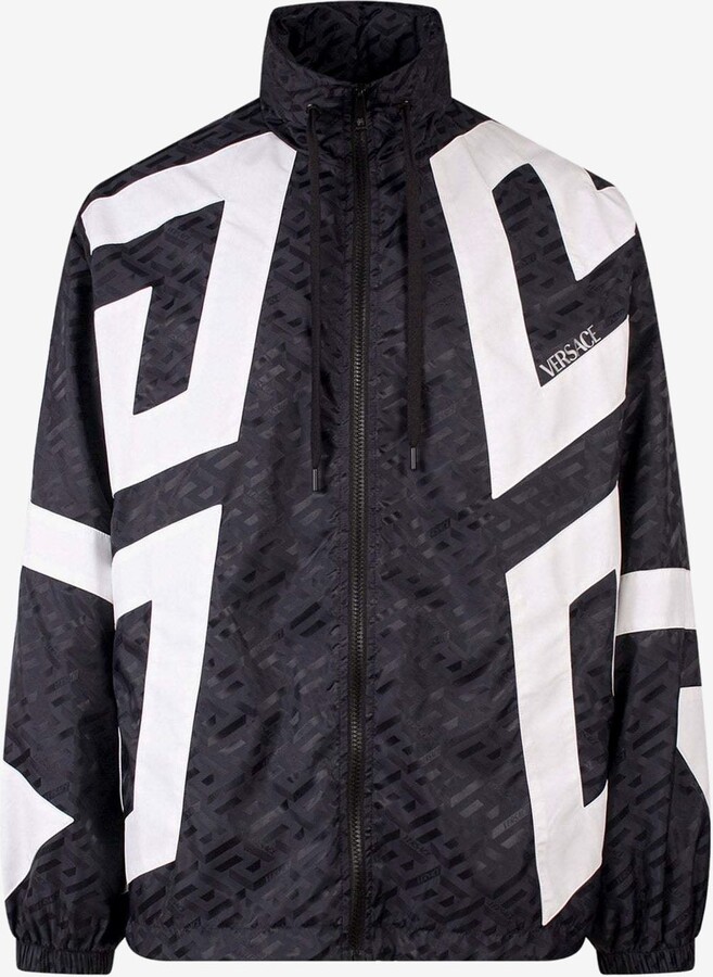 Versace Greca ZipUp Track Jacket ShopStyle