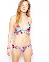Thumbnail for your product : South Beach Claudia Frill Side Bikini Bottom