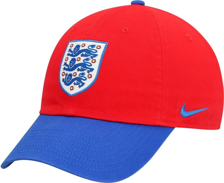 Nike Men's Red, Blue England National Team Campus Adjustable Hat - ShopStyle