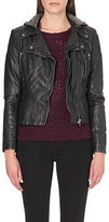 Thumbnail for your product : Free People Hooded faux-leather moto jacket