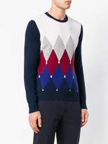 Thumbnail for your product : Ballantyne diamond pattern jumper