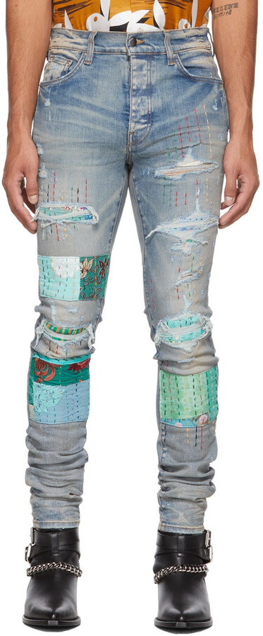 Amiri Grey MX1 Jeans - ShopStyle