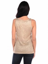 Thumbnail for your product : Majestic Shimmer Linen Tank