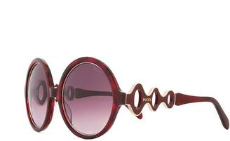 Emilio Pucci oversized round frame sunglasses