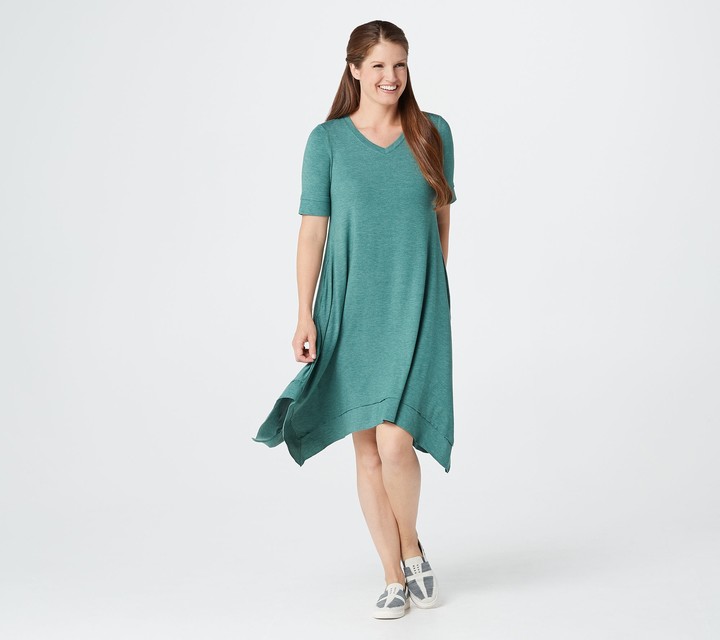 teal casual dress
