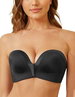 WingsLove Women's Strapless Multiway Contour Bra Padded Plunge