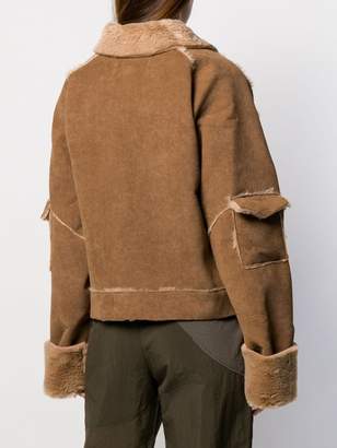 Han Kjobenhavn Faux fur-trim corduroy jacket
