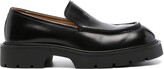Thumbnail for your product : Sandro Square-Toe Leather Loafers