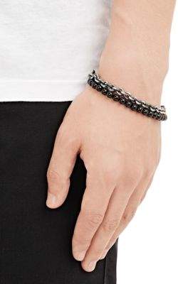 Suzanne Felsen Men's Double-Strand Bracelet-Black