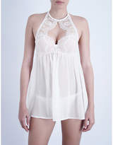 Thumbnail for your product : Palindrome Majesty mesh and stretch-lace babydoll