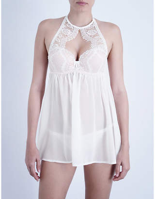 Palindrome Majesty mesh and stretch-lace babydoll