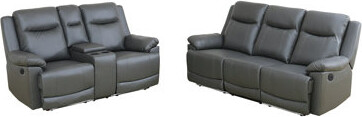 Brayden Studio Akemi 2 - Piece Faux Leather Living Room Set