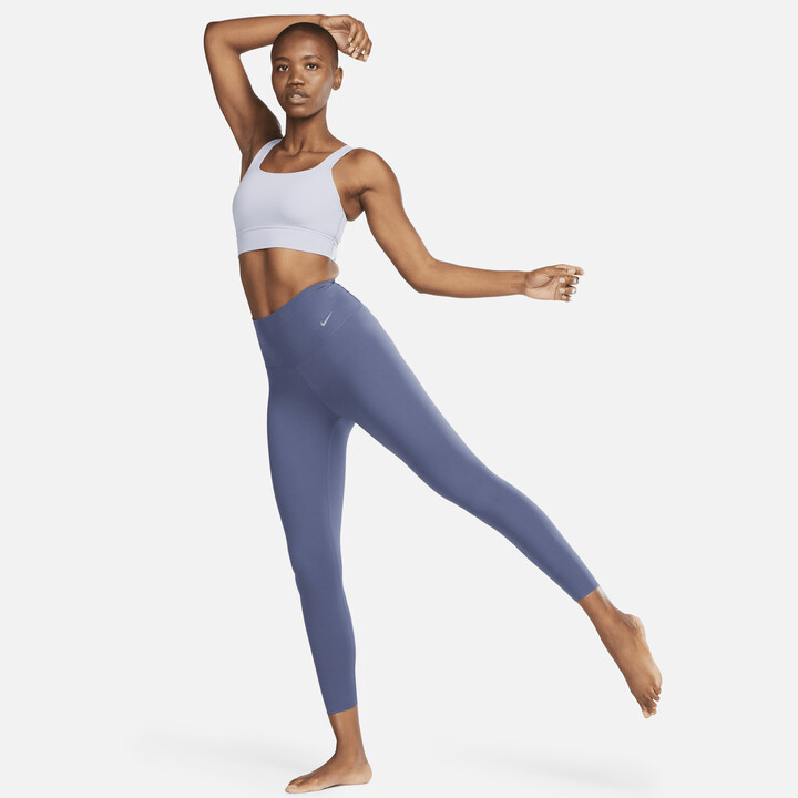 Nike Women's Zenvy Gentle-Support High-Waisted 7/8 Leggings in Blue -  ShopStyle Activewear Pants
