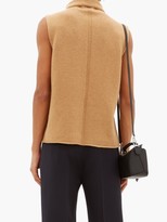 Thumbnail for your product : The Row Beriko Sleeveless Roll-neck Cashmere Sweater - Camel