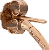 Thumbnail for your product : Mattia Cielo 18kt Rose Gold Diamond Hoop Earrings