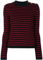 Red Valentino striped knitted sweater 