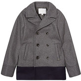 Thumbnail for your product : Gucci Double breasted wool pea coat 4-12 years