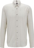 Thumbnail for your product : HUGO BOSS Regular-fit shirt in Awatti-cotton flannel