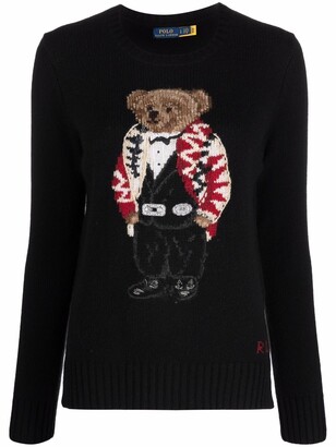 Polo Ralph Lauren Polo Bear cashmere-wool jumper - ShopStyle