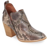 Thumbnail for your product : Jeffrey Campbell Rowlan Snakeskin Embossed Bootie